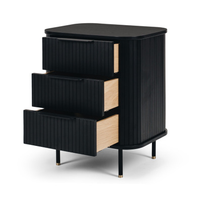 ANDERS 3 DRAWER BEDSIDE CABINET